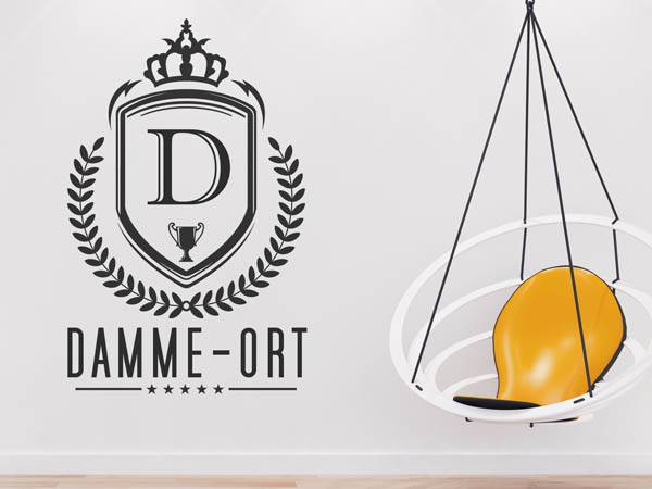Wandtattoo Damme-Ort Wappen