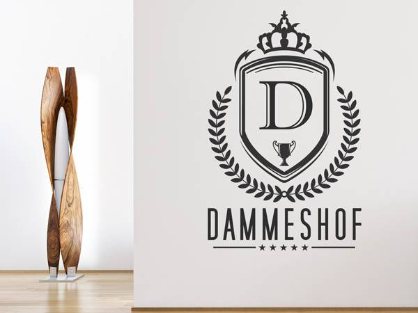 Wandtattoo Dammeshof Wappen