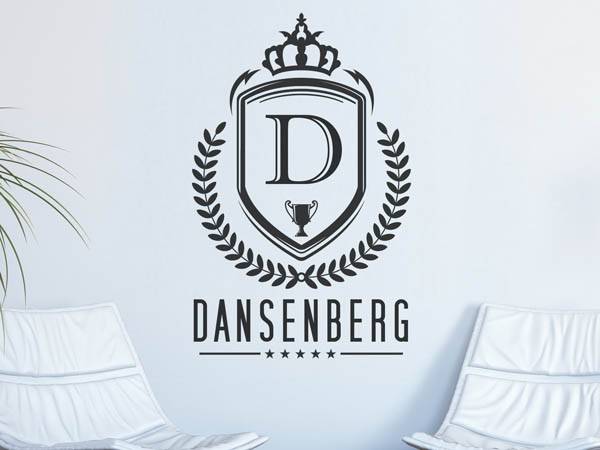 Wandtattoo Dansenberg Wappen