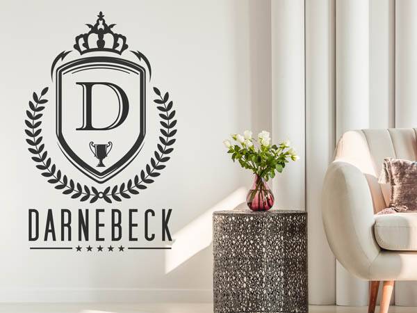 Wandtattoo Darnebeck Wappen