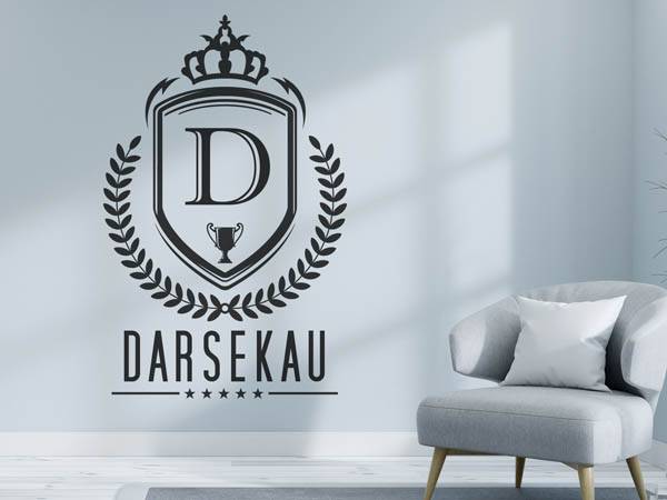 Wandtattoo Darsekau Wappen
