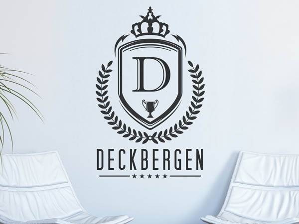 Wandtattoo Deckbergen Wappen