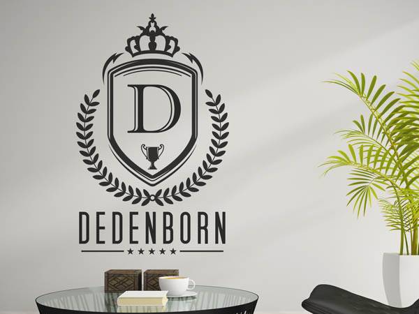 Wandtattoo Dedenborn Wappen