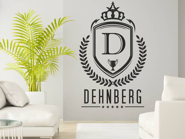 Wandtattoo Dehnberg Wappen