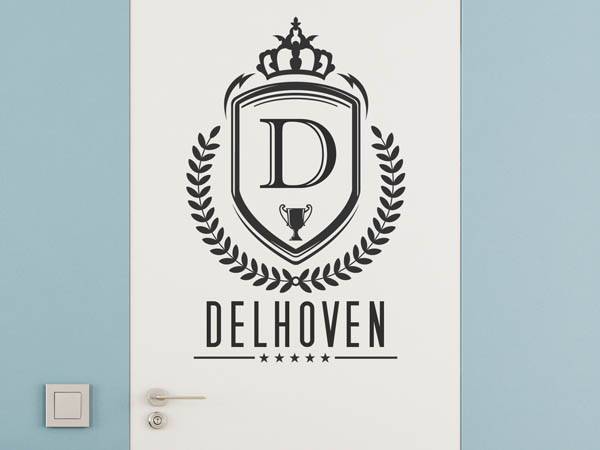 Wandtattoo Delhoven Wappen