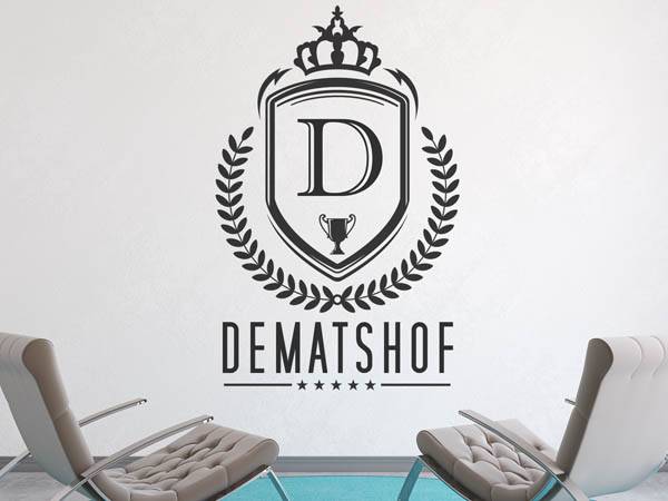 Wandtattoo Dematshof Wappen