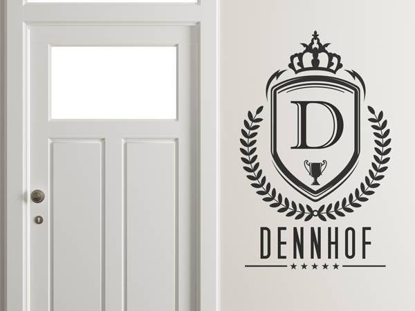 Wandtattoo Dennhof Wappen