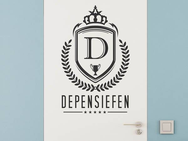 Wandtattoo Depensiefen Wappen