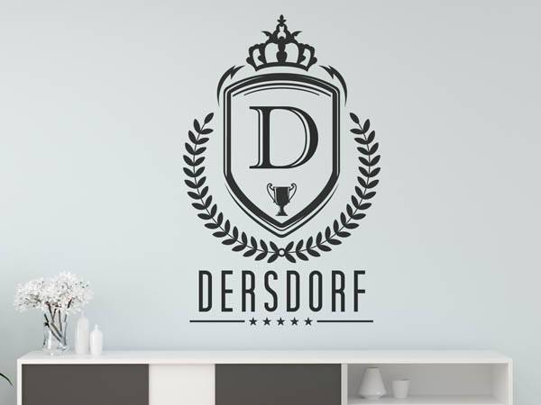 Wandtattoo Dersdorf Wappen