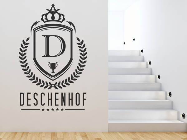 Wandtattoo Deschenhof Wappen