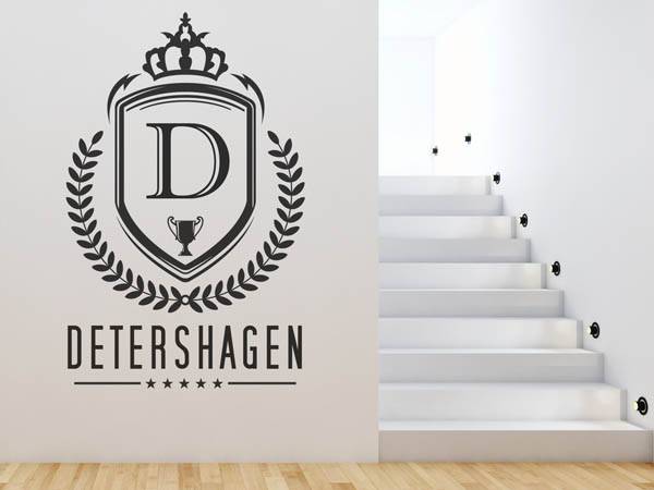 Wandtattoo Detershagen Wappen