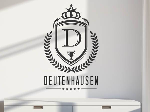 Wandtattoo Deutenhausen Wappen