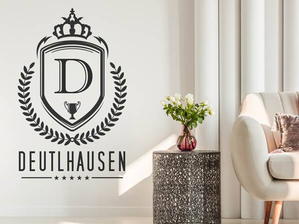 Wandtattoo Deutlhausen Wappen