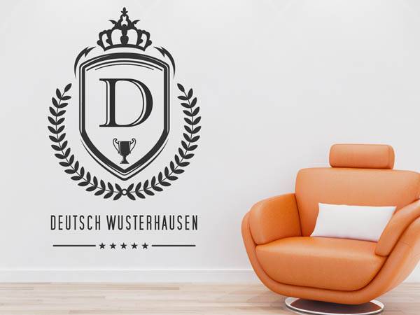 Wandtattoo Deutsch Wusterhausen Wappen