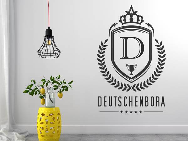 Wandtattoo Deutschenbora Wappen