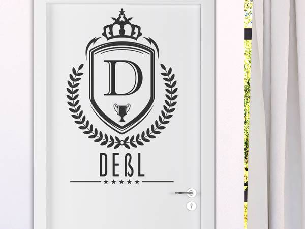 Wandtattoo Deßl Wappen
