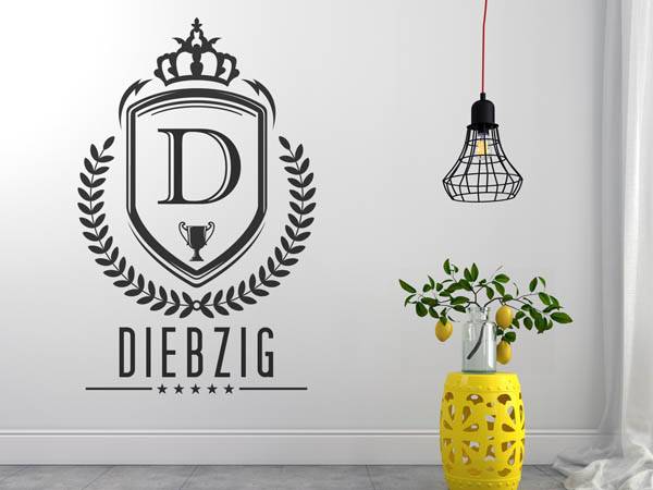 Wandtattoo Diebzig Wappen