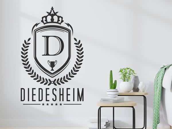 Wandtattoo Diedesheim Wappen
