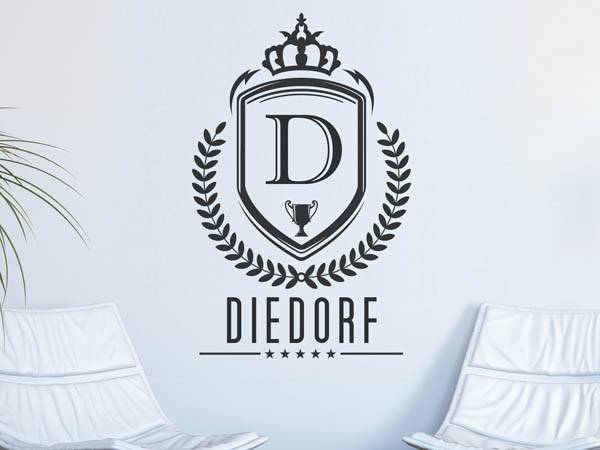 Wandtattoo Diedorf Wappen