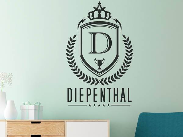 Wandtattoo Diepenthal Wappen