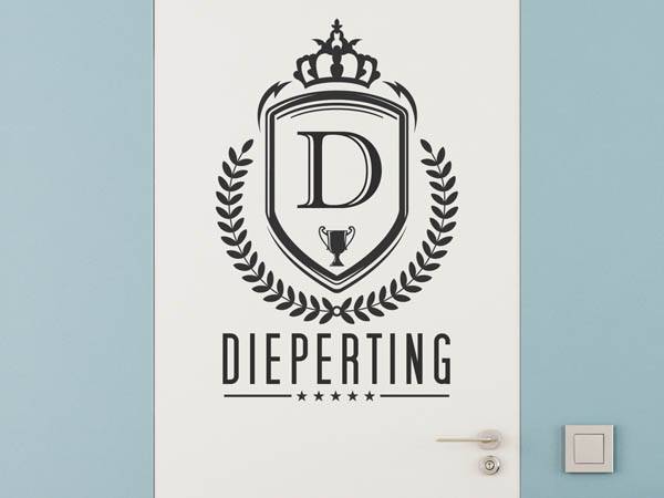 Wandtattoo Dieperting Wappen