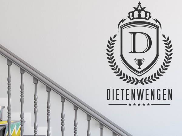 Wandtattoo Dietenwengen Wappen