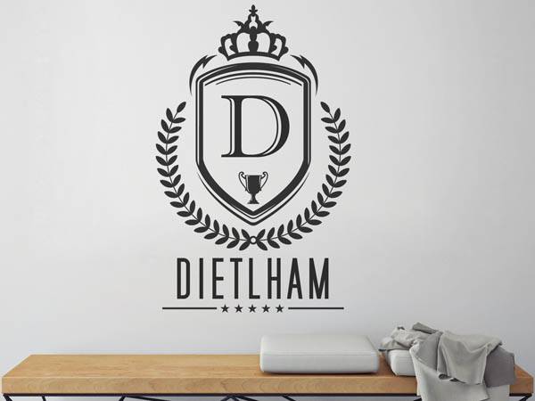 Wandtattoo Dietlham Wappen