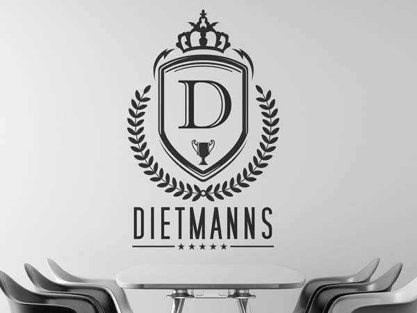 Wandtattoo Dietmanns Wappen