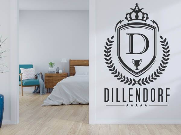 Wandtattoo Dillendorf Wappen