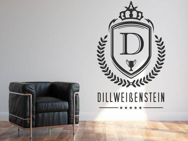 Wandtattoo Dillweißenstein Wappen