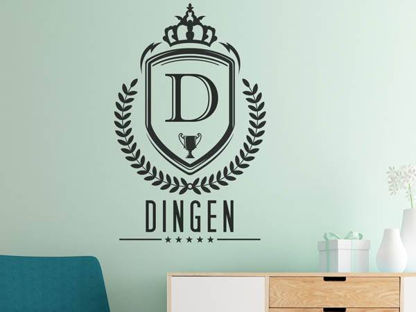 Wandtattoo Dingen Wappen