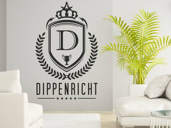 Wandtattoo Dippenricht Wappen