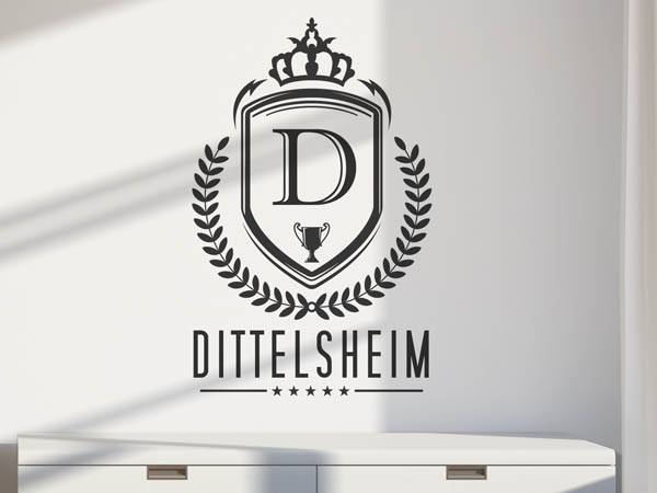 Wandtattoo Dittelsheim Wappen