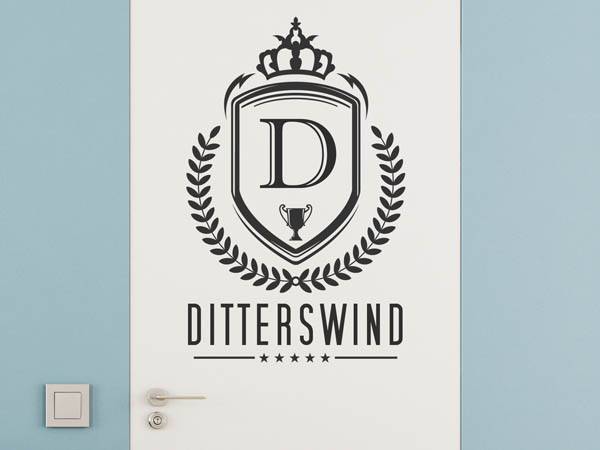Wandtattoo Ditterswind Wappen