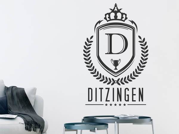 Wandtattoo Ditzingen Wappen
