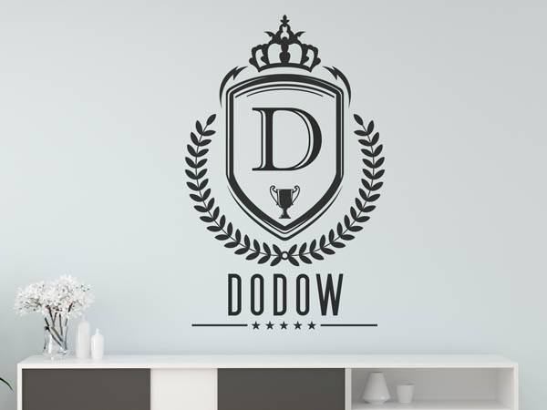Wandtattoo Dodow Wappen
