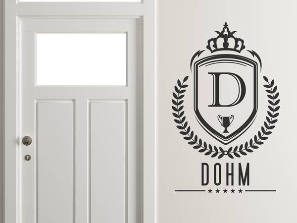 Wandtattoo Dohm Wappen
