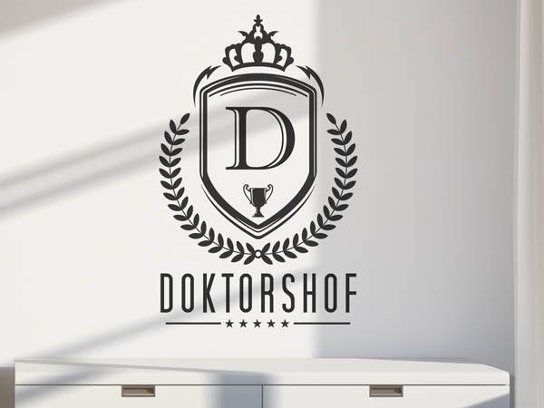 Wandtattoo Doktorshof Wappen