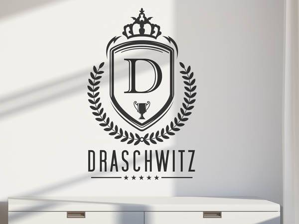 Wandtattoo Draschwitz Wappen