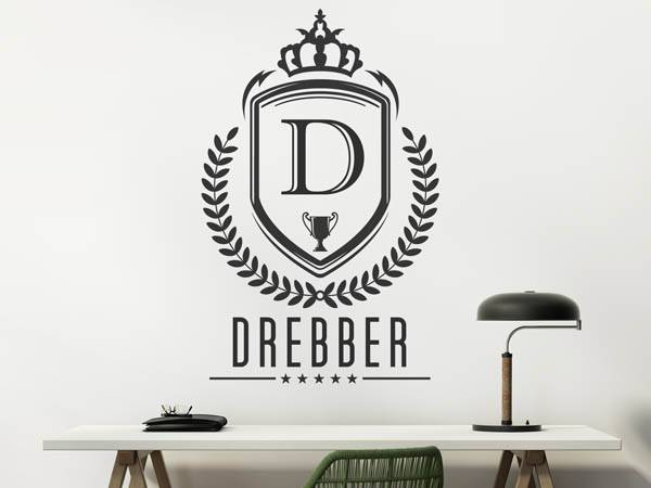 Wandtattoo Drebber Wappen