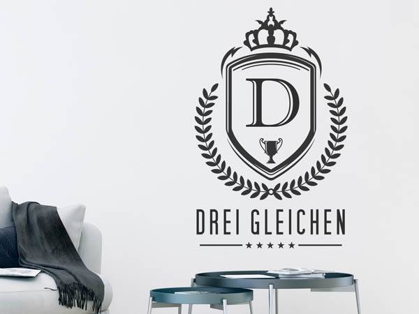 Wandtattoo Drei Gleichen Wappen