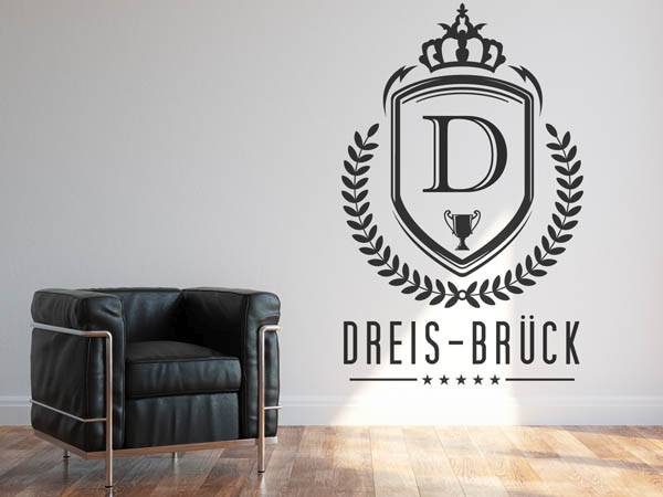 Wandtattoo Dreis-Brück Wappen