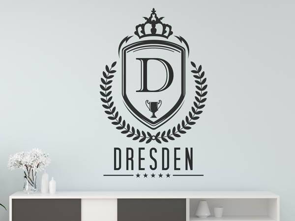 Wandtattoo Dresden Wappen