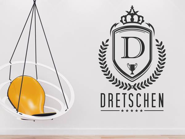 Wandtattoo Dretschen Wappen