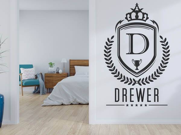 Wandtattoo Drewer Wappen
