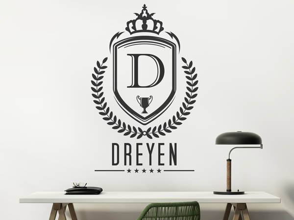Wandtattoo Dreyen Wappen