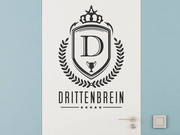 Wandtattoo Drittenbrein Wappen