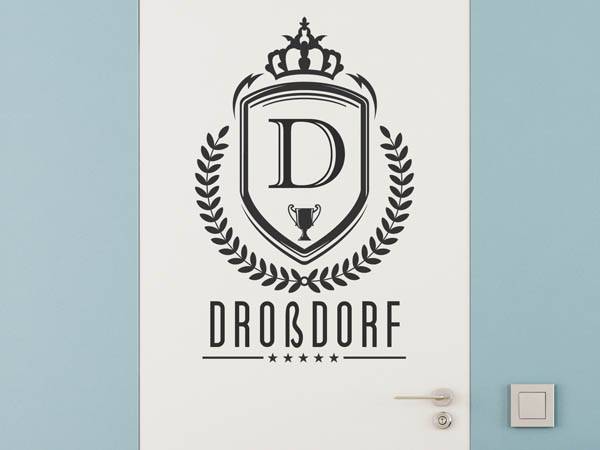Wandtattoo Droßdorf Wappen