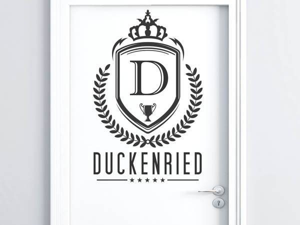 Wandtattoo Duckenried Wappen