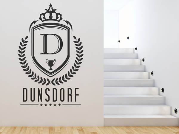 Wandtattoo Dunsdorf Wappen